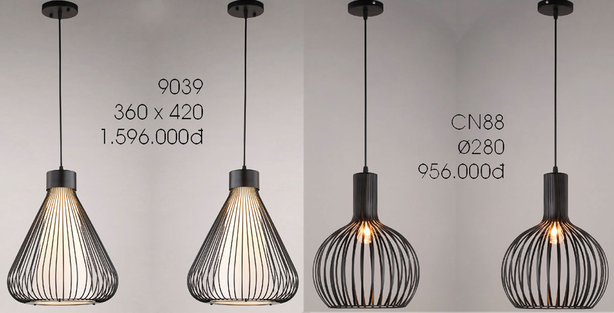 Đèn Thả Trang Trí Kiểu Dáng Hot Nhất Năm 2023